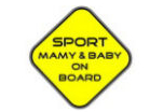 Sport mamy and baby on board